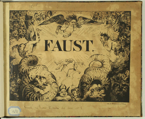 Goethe faust 26 esquisses - -,