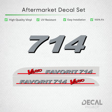 Fendt favorit 714 - fendt, decal