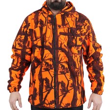 Maglione a giacca arancio
