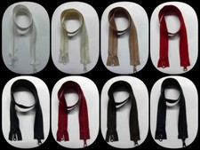 Zip Lampo Cerniera divisibile doppio cursore auto bloccante catena 6 in plastica