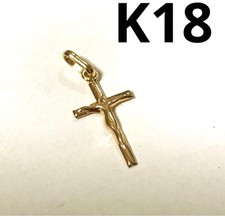Ciondolo mini croce K18 oro