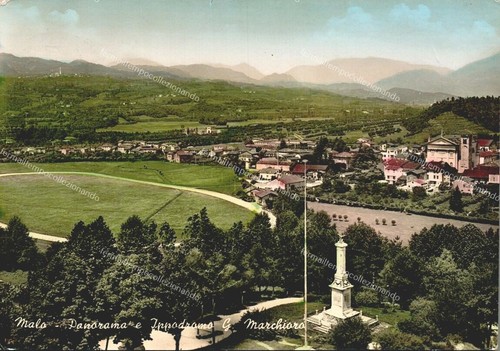El74 cartolina malo ippodromo - cartolina, malo,ippodromo