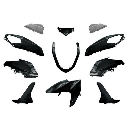 Kit carene pezzi nero - 11,