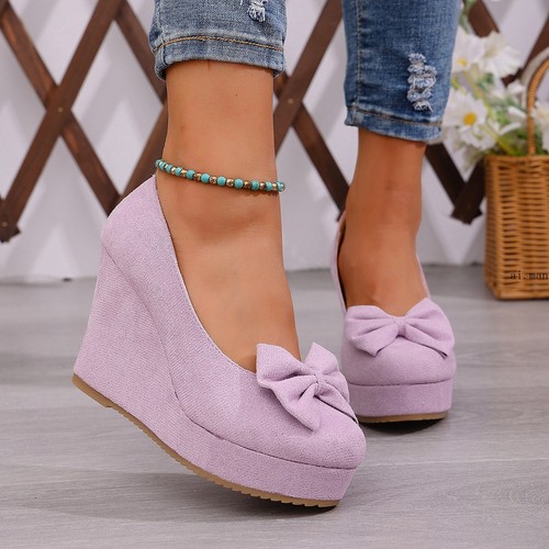 Scarpe donna decolte con - , zeppa