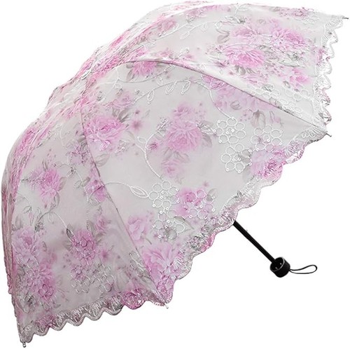 Ombrellone pizzo pieghevole - in,