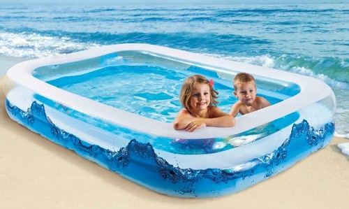 Piscine gonflable effet eau - , 2
