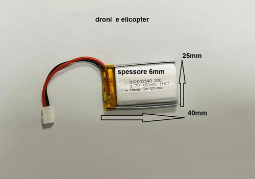 Batterie litio polimeri s - a, h&s