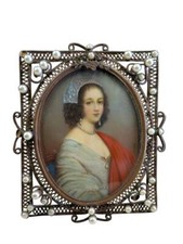 Ritratto di dama, miniatura