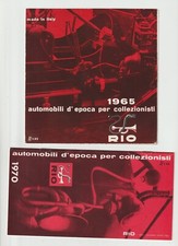 RIO N. 3 CATALOGHI DEPLIANT  1964 1965 1970 - AUTOMODELLINI MACCHININE