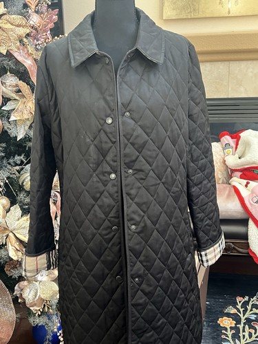 Cappotto lungo trapuntato - , nero