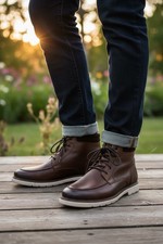 Stivaletti stringati Franco