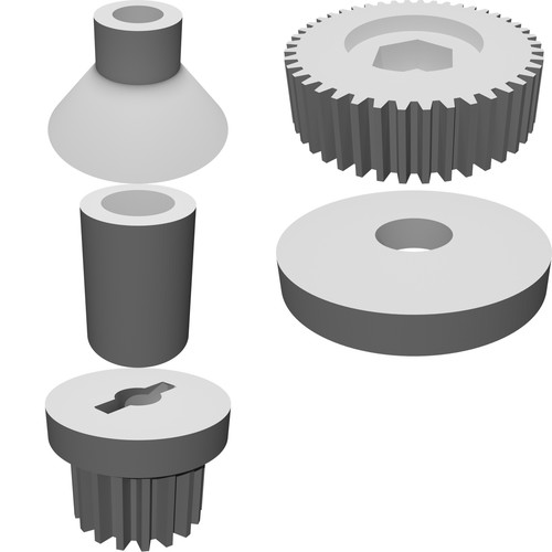 Set ingranaggi 44t 18t - per, hpi