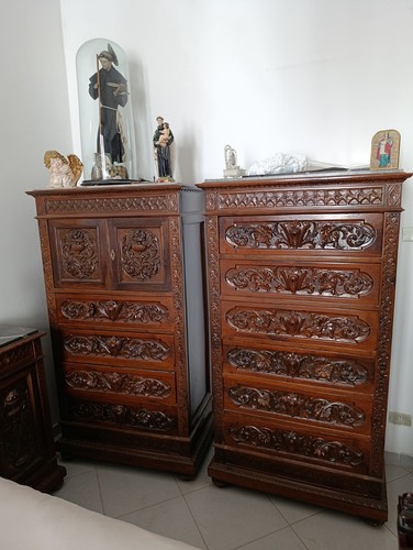 Antico settimino secretaire - settimino, e