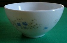 VINTAGE ORIGINALE ARCOPAL FRANCE FIORI BLU PICCOLA INSALATIERA CIOTOLA TERRINA