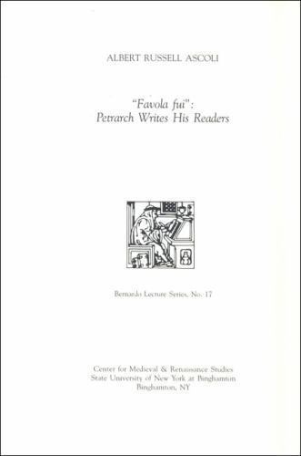 Favola fui petrarch - petrarch, writes