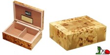 SCATOLA UMIDIFICATA PORTASIGARI CASE HUMIDOR FOR 75 CIGARS LUBINSKI Q613PP075