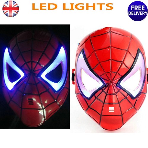Maschera spiderman illuminata - maschera,