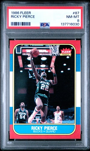 1986 fleer ricky pierce - 1986, #87