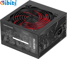 MARSGAMING MPIII750, Alimentatore PC ATX 750W, 5 Anni Di Garanzia, 85% Di Effici