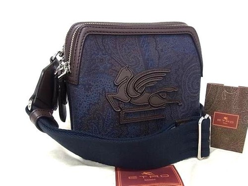 Borsa tracolla etro canvas - borsa,