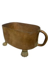 Antico braciere in rame epoca