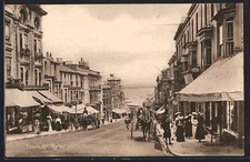 Cartolina Ryde, Union Street con ufficio telefonato pubblico 