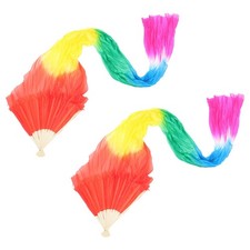  1 paio di ventagli di seta