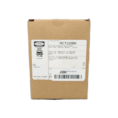 Hubbell rct200bk 15a - 15a, 125v