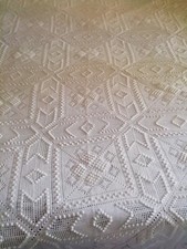 Coperta matrimoniale fatta all' uncinetto