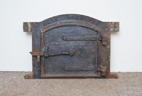 Vecchia porta fuoco ghisa - porta,