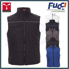  SMANICATO DA LAVORO GILET MULTITASCHE IMBOTTITO INVERNALE UOMO PESCA CACCIA  