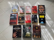 Lotto di 13 libri Thriller & Horror Stephen King,Dan Brown, Howard Phillips etc.