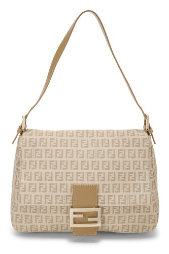 Fendi beige zucchino canvas - fendi,