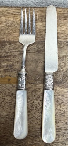 Antico set forchette coltelli