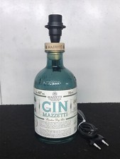 Lampada GIN MAZZETTI bottiglia porta lampade filo presa tavolo artigianale