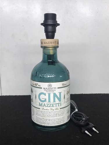 Lampada gin mazzetti bottiglia - mazzetti,