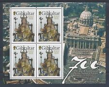 2009 EMISSIONE CONGIUNTA VATICANO - GIBILTERRA 1 BF MNH MF5685
