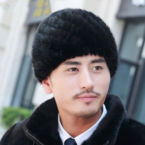 Cappello uomo vera pelliccia