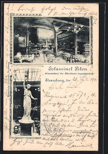 Cpa strassburg gasthaus - cpa,