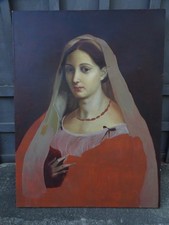 Incompiuto olio su tela di