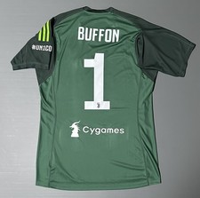 MAGLIA JUVENTUS BUFFON UN1CO ULTIMA PARTITA 2017-18 NO MATCH WORN ISSUED SHIRT