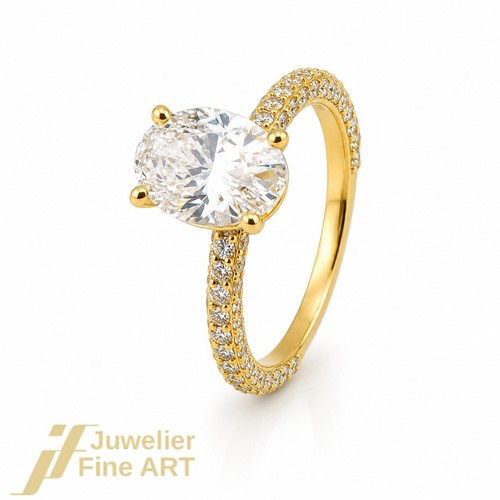 Anello solitario diamanti - anello,
