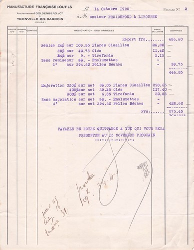Tronville barrois outils - 55,