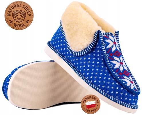 Pantofole donna lana pelliccia