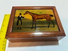 Vintage Horse With Man In