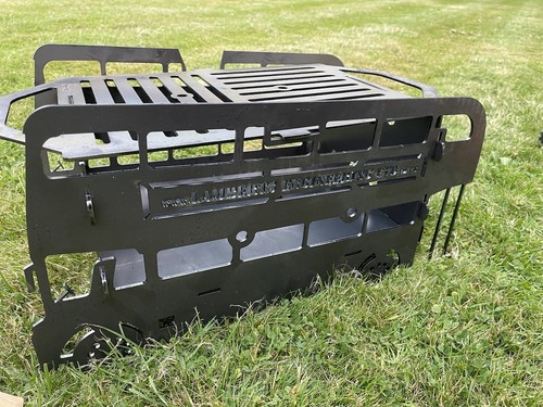 Bus fire pit bbq - fire, a
