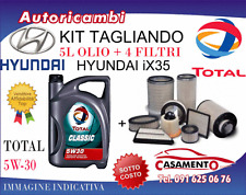 KIT TAGLIANDO HYUNDAI iX35 2.0 CRDI 100KW - 4 FILTRI + 5L OLIO TOTAL 5W30