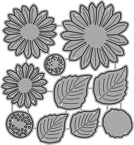 Girasoli metallo taglio - girasoli,