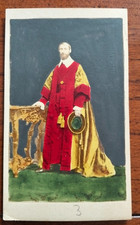 1865 FOTOGRAFIA AGOSTINI SENATORE DI ROMA FRANCESCO CAVALLETTI RONDININI