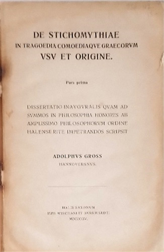 Gross adolphus de - -,